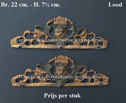 = Ornament = Stoelklok = oud 47575 - 0