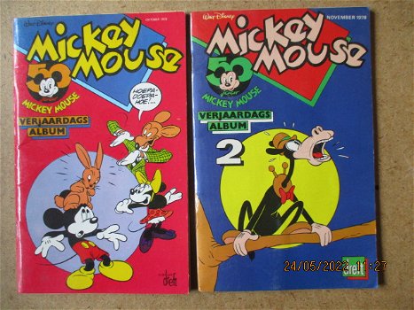 adv6528 mickey mouse verjaardags album - 0