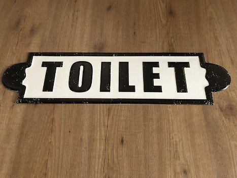 Toilet bord , wc aanduiding , wc , kado , exl - 1