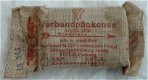 Verband Pakje / Verbandpäckchen, Wehrmacht / Heer, voor in uniformjasje, jaren'30/'40.(Nr.1) - 1 - Thumbnail