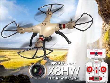 RC drone Syma x8HW quadcopter met wifi camera en FPV - 1