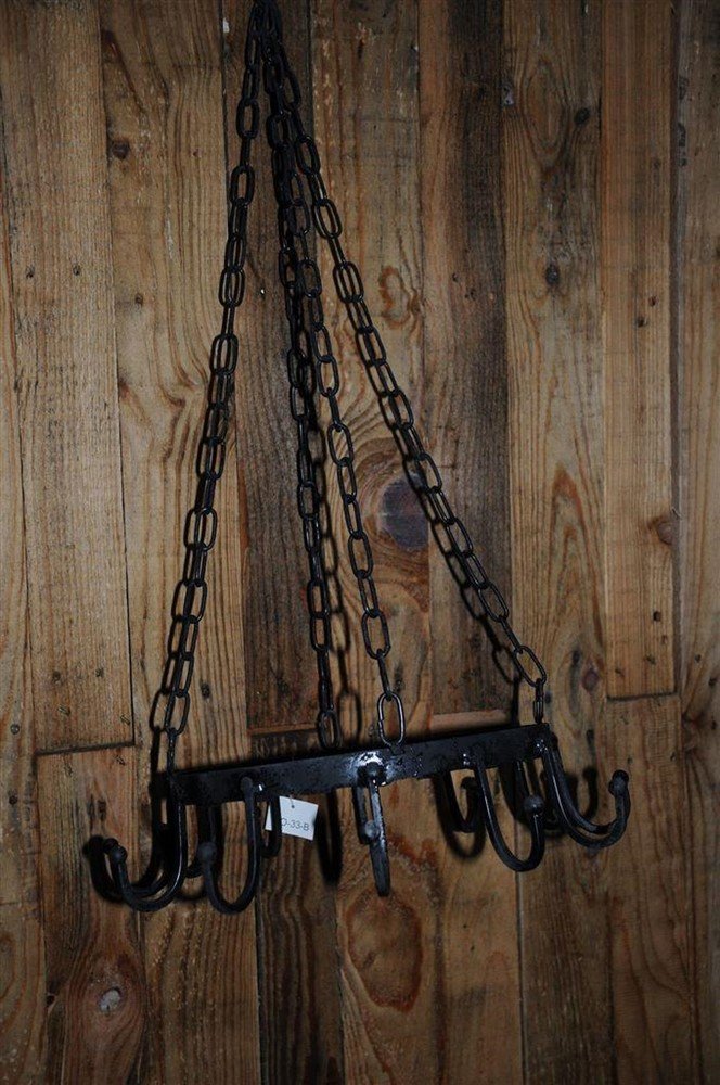 Hanger-ijzeren krans met 12 haken - kruidenrek. - Afbeelding 7