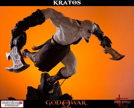 Gaming Heads God of War Statue 1/4 Lunging Kratos - 5