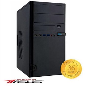 Basic PC Mini Tower (micro-ATX) Behuizing Moederbord met B560 chipset Intel Core i3-10105 (4core) - 1