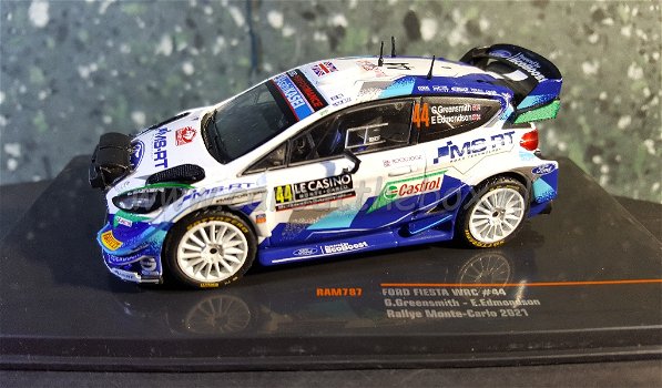 Ford Fiesta WRC #44 Monte Carlo 2021 1/43 Ixo V703 - 0