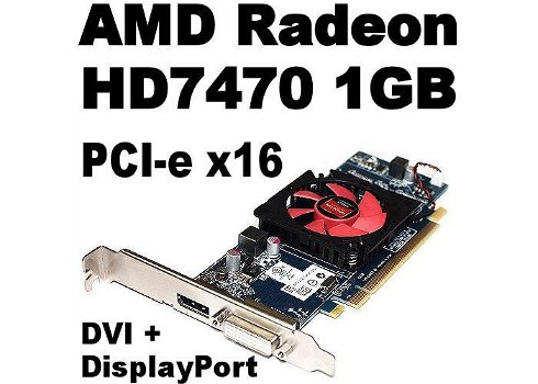 NVIDIA GeForce & AMD 512MB - 1GB PCIe x16 VGA Kaarten W10-11 - 1