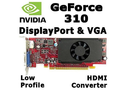 NVIDIA GeForce & AMD 512MB - 1GB PCIe x16 VGA Kaarten W10-11 - 2