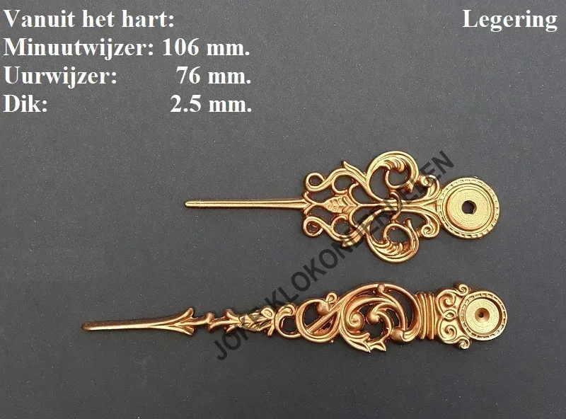 = Wijzers = o.a. comtoise / Engelse klok =44151 A - Afbeelding 6