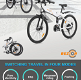 BEZIOR M26 Folding Electric Bike 48V 10Ah Battery 500W Brushless - 3 - Thumbnail