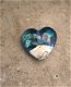 Diep in de zee handgemaakt hart van glas met kwal en murrini - 0 - Thumbnail