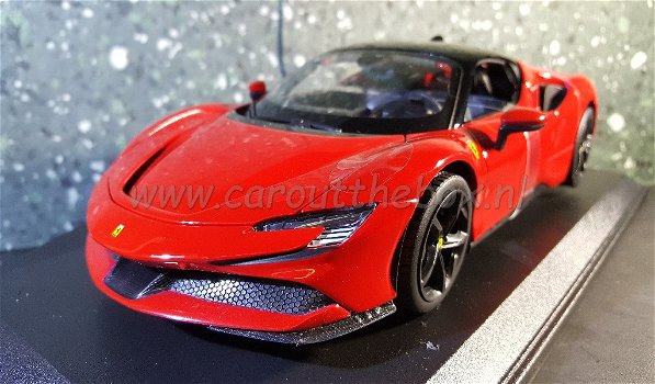 Ferrari SF90 Stradale rood 1/18 - 1