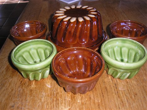 Puddingvormen - aardewerk - 5