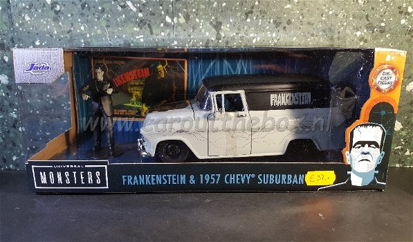 1957 Chevy Suburban FRANKENSTEIN 1:24 Jada - 4