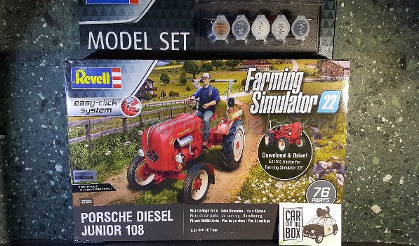 Porsche Diesel junior 108 set 1:24 Revell - 1