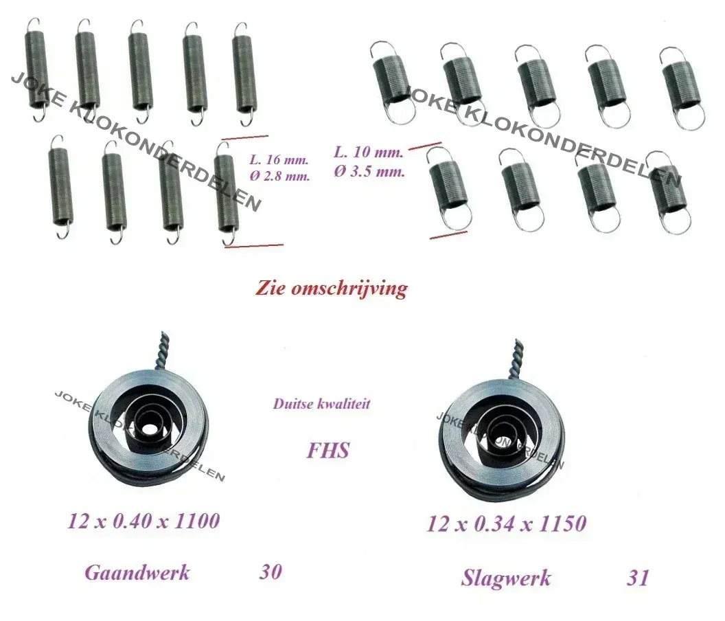 = Onderdelen = FHS / Hermle =42046 - nr. 1
