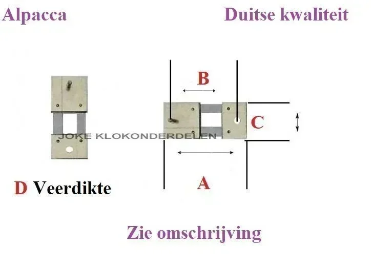 = Slingerveer = o.a. Hermle / FHS = 41814 - nr. 1