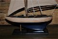 Zeilboot , boot , houten boot met stof , kado - 3 - Thumbnail