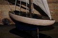 Zeilboot , boot , houten boot met stof , kado - 6 - Thumbnail