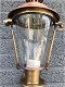 Wandlamp , tuinlamp , koper en messing , lamp tinus - 2 - Thumbnail
