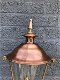 Wandlamp , tuinlamp , koper en messing , lamp tinus - 3 - Thumbnail