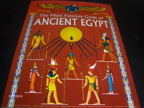 Egyptologie: The Most Famous Gods of Ancient Egypt-The Nile Map: Alexandria-Cairo-Luxor-Aswan-Sinai. - 0