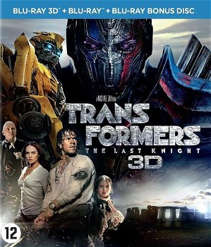 Transformers 5 - The Last Knight 3D ( Bluray 3D, Bluray, Bluray Bonus Disc , 3 Discs) - 0
