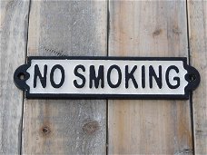 deurbord , deurborje , no  smoking , niet roken , emaille