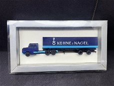 1:87 Praline Scania 142 H 6x4 trekker met opligger K&N