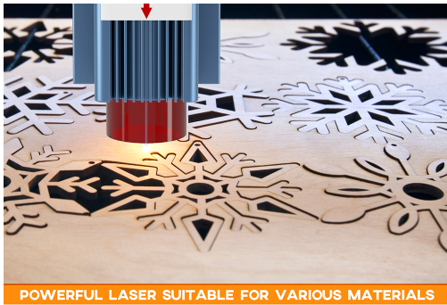 SCULPFUN S9 5.5W Laser Engraver + Rotary Roler + Extension Kit - 6
