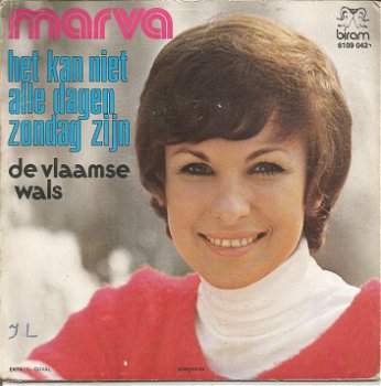 Marva – Het Kan Niet Alle Dagen Zondag Zijn (1973) - 0