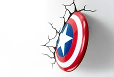 Marvel "Captain America Shield" 3D LED Light