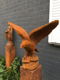 vliegende adelaar , tuinbeeld , adelaar uitgestrekte vleugels - 1 - Thumbnail