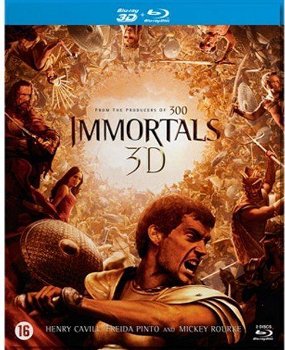 Immortals (3D Bluray & Bluray , 2 Discs) Nieuw - 0