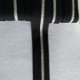 Band zwart/grijze lurex van 2,2 cm. breed - 0 - Thumbnail