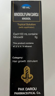 Minoxidil 5% Stimuleert haargroei