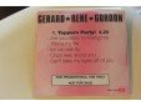 208d - cd single - gerard / rene / gordon - toppers party - 1nr - promo - Afbeelding 2