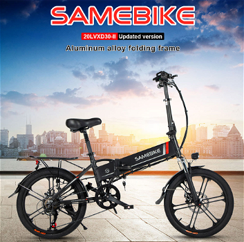 SAMEBIKE 20LVXD30-II Folding Electric Moped Bike 20'' Tire 4 - 1