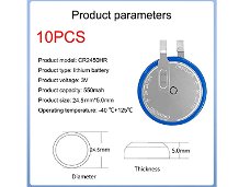 Replacement battery for MAXELL CR2450HR