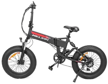 WELKIN WKES001 Electric Bicycle Snow Bike 500W Brushless Mot - 0