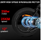 WELKIN WKES001 Electric Bicycle Snow Bike 500W Brushless Mot - 6 - Thumbnail