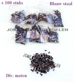 = ± 100 Boutjes uit div. uurwerken = 47017