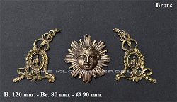 = 3 Ornamenten = brons = 47675