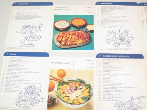 Receptkaarten (1) - Cookery Card Club - The Hamlyn Publishing Group - 1970 - 1