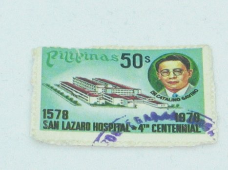 Postzegel - Pilipinas 50S - 1578 San Lorenzo Hospital - 4th Centennial - 1