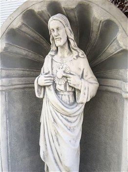 bidkapel met tuinbeeld , Here Jesus - 4