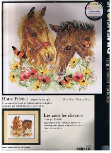 Borduurpakket Horse Friends van Dimensions