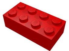 lego , losse blokjes 4 x2 
