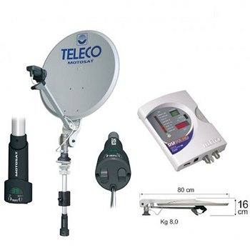 Teleco Motosat Digimatic SM 65cm + DSF90E HD BX, Short mast - 0