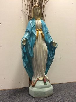 urn beeld , Heilige Maria , gekleurt beeld - 1