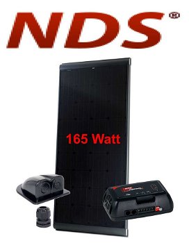 NDS BLACKSOLAR 165W Zonnepaneel SET + SC350M - 0